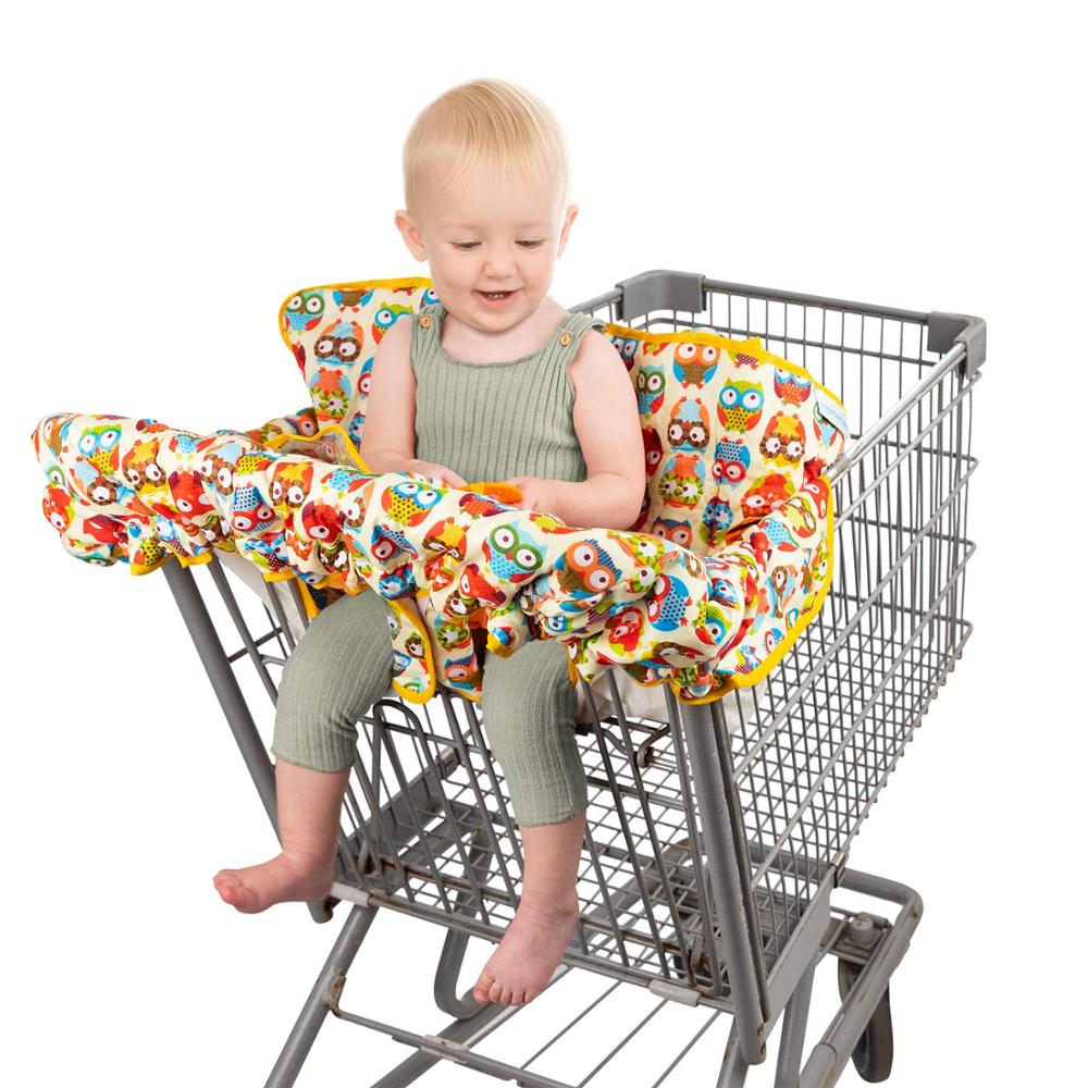 Couverture de caddie pliable chaise de salle à manger pour bébé enfants