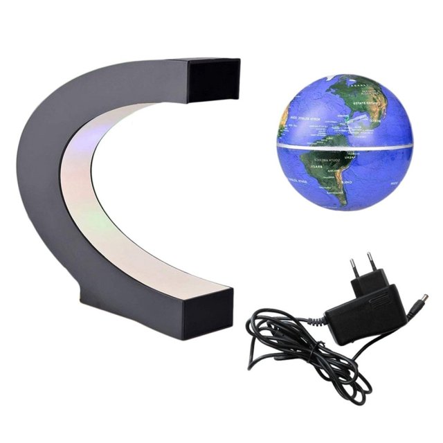 Lampe LED magnétique à lévitation avec Globe Terrestre - Comptoir