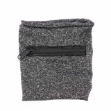 Bracelet en tissu avec cachette secrète pour argent, clés, carte bleue