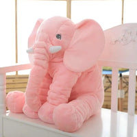 Peluche éléphant géante, coussin pour bébés, 40 à 60 cm