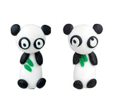 Boucles d'oreilles 3D originales, chat, chien, licorne, renard, panda, lapin