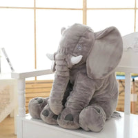 Peluche éléphant géante, coussin pour bébés, 40 à 60 cm