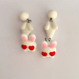 Boucles d'oreilles 3D originales, chat, chien, licorne, renard, panda, lapin