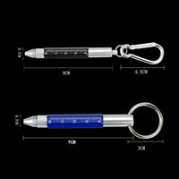 Mini stylo multifonctions pour EDC, tournevis, porte clés, règle, pointe tactile