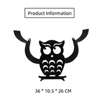 Support original pour papier toilette en fer, en forme d'animaux. Porte rouleaux de PQ