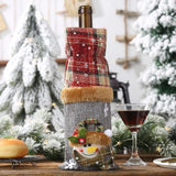 Décoration de bouteille de vin ou de champagne pour Noel