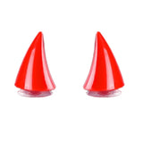 Multicolor Motorcycle Helmet Devil Horns Electric Bike Car Styling Decoration Helmet Stickers Long Short Parts Accessories