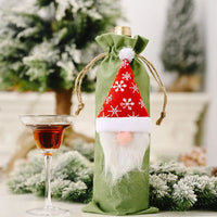 Décoration de bouteille de vin ou de champagne pour Noel