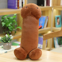 Peluche en forme de pénis géant. Coussin pour adulte, sexe ou gland pour un cadeau insolite