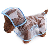 Imperméable transparent pour chien, cape de pluie