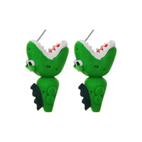 Boucles d'oreilles 3D originales, chat, chien, licorne, renard, panda, lapin