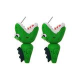 Boucles d'oreilles 3D originales, chat, chien, licorne, renard, panda, lapin