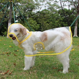 Imperméable transparent pour chien, cape de pluie