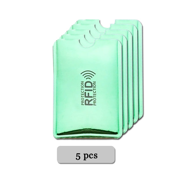 Étui de protection RFID en aluminium pour jusqu'à 6 cartes