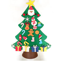 Arbre de noël DIY pour bébés, avec scratchs. Sapin à décorer pour les enfants