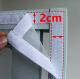 Moustiquaire souple à scratchs adaptable aux fenêtres