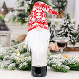 Décoration de bouteille de vin ou de champagne pour Noel