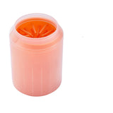Lave pattes portable pour chiens et chats. Pot avec brosses intégrées