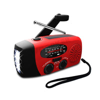 Lampe LED avec Radio AM FM, chargeur solaire, dynamo ou USB. Dispositif multifonction d'urgence