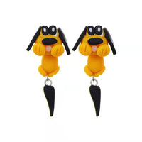 Boucles d'oreilles 3D originales, chat, chien, licorne, renard, panda, lapin