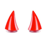 Multicolor Motorcycle Helmet Devil Horns Electric Bike Car Styling Decoration Helmet Stickers Long Short Parts Accessories
