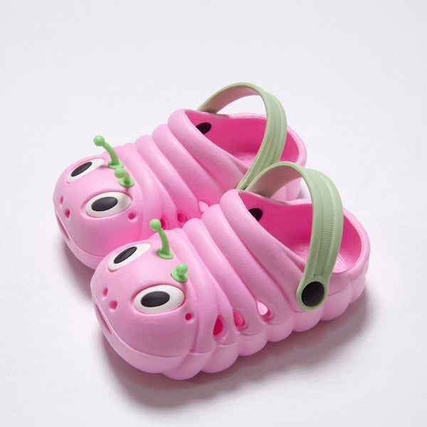Chaussons chenille pour bébé de 1 à 5 ans. Sandales ou crocs mignonnes  animaux pour enfant