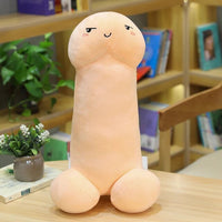 Peluche en forme de pénis géant. Coussin pour adulte, sexe ou gland pour un cadeau insolite