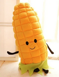 Peluches fruits et légumes, banane, poire, pomme, brocoli, champignon, citron, fraise etc