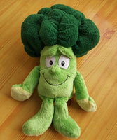 Peluches fruits et légumes, banane, poire, pomme, brocoli, champignon, citron, fraise etc