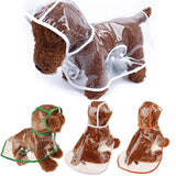 Imperméable transparent pour chien, cape de pluie