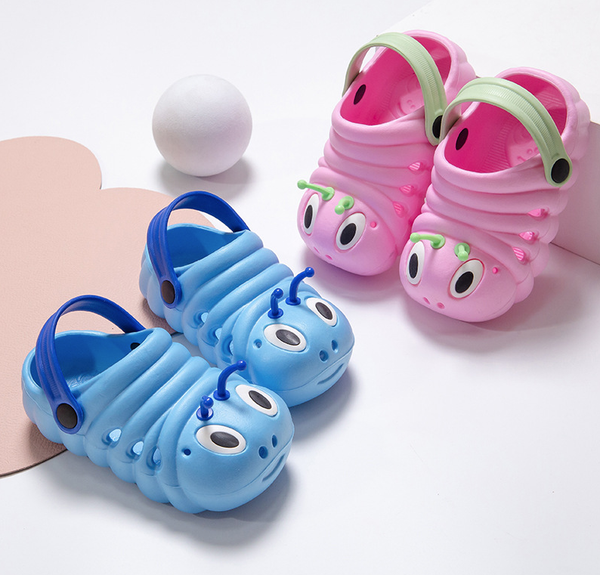 Chaussons chenille pour bébé de 1 à 5 ans. Sandales ou crocs mignonnes  animaux pour enfant