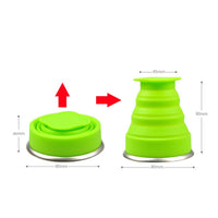 Verre rétractable / pliable pour voyage