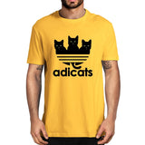 Tee shirt Chats "Adicats", variante humoristique de Adidas