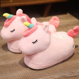 Pantoufles chaussons chaussures en forme de Licorne etc, mignonne et originale