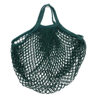 Sac filet de courses réutilisable en coton coloré avec mailles, pour fruits et légumes