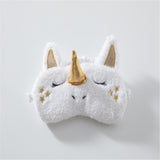Masque de nuit ou de voyage (avion, train) occultant, en forme de licorne, chat, princesse