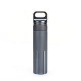Capsule d'urgence étanche en aluminium. Pour cigarettes, médicaments, briquet, billets, clés, etc