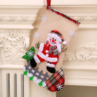 Chaussettes de Noël à accrocher à la cheminée