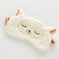 Masque de nuit ou de voyage (avion, train) occultant, en forme de licorne, chat, princesse