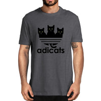 Tee shirt Chats "Adicats", variante humoristique de Adidas