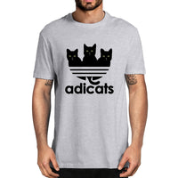 Tee shirt Chats "Adicats", variante humoristique de Adidas