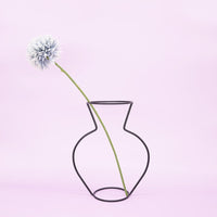 Décoration pour vase, pot de fleurs style nordique. Design abstrait en fer forgé ligne minimaliste