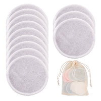 12 lingettes démaquillantes réutilisables. Disques lavables écologiques