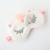 Masque de nuit ou de voyage (avion, train) occultant, en forme de licorne, chat, princesse