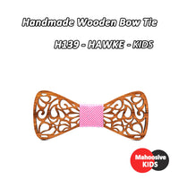 Nœud papillon en bois original pour adulte homme ET enfant - sculpté