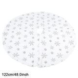 Tapis pour sapin de noël. Décoration pour déposer les cadeaux