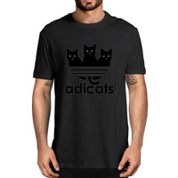 Tee shirt Chats "Adicats", variante humoristique de Adidas