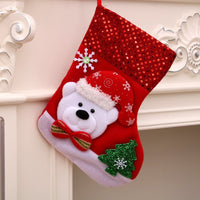 Chaussettes de Noël à accrocher à la cheminée