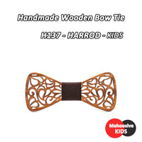 Nœud papillon en bois original pour adulte homme ET enfant - sculpté