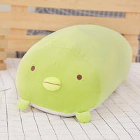 Coussins peluches poufs animaux (chat chien pingouin cochon)